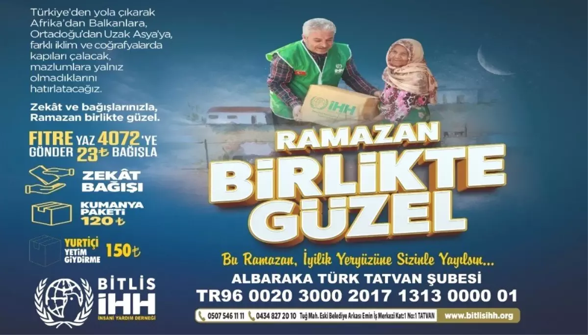 Bitlis İhh\'dan Ramazan Çalışmaları