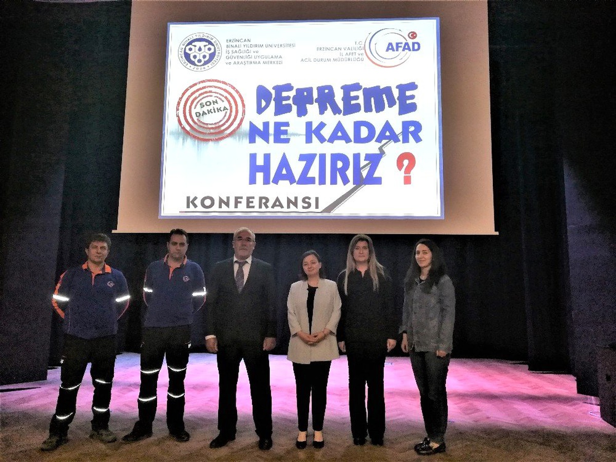 Depreme Ne Kadar Hazırız" Konferansı Yapıldı