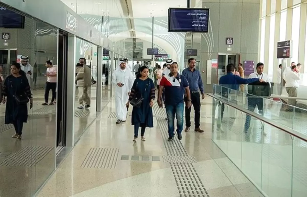 Doha metrosu ilk seferini yaptı