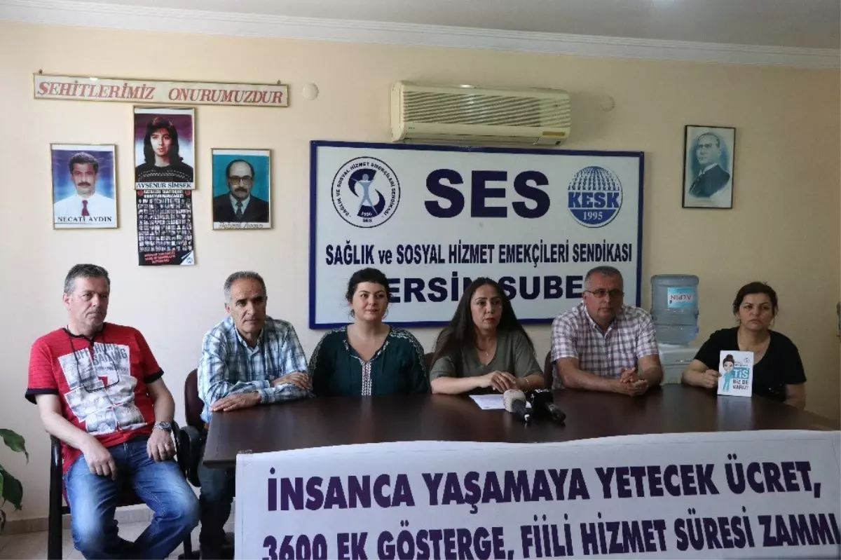 Ebe ve Hemşireler Taleplerini Dile Getirdi