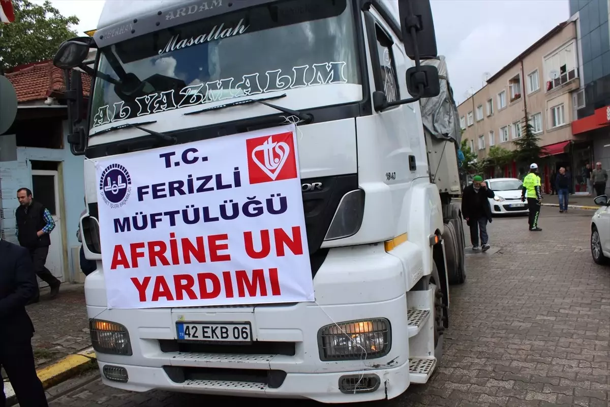 Ferizli\'den Suriyelilere Yardım