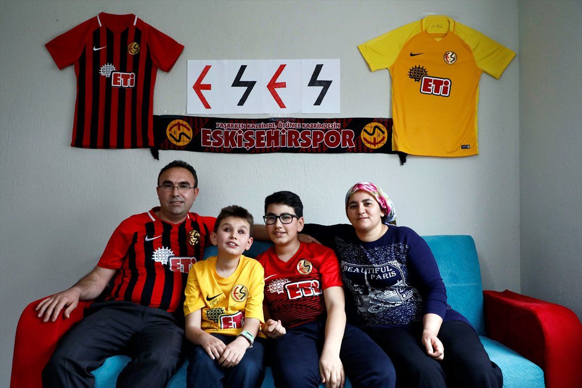 Görme Engelli Kaan, Eskişehirspor\'un "Uğuru" Oldu