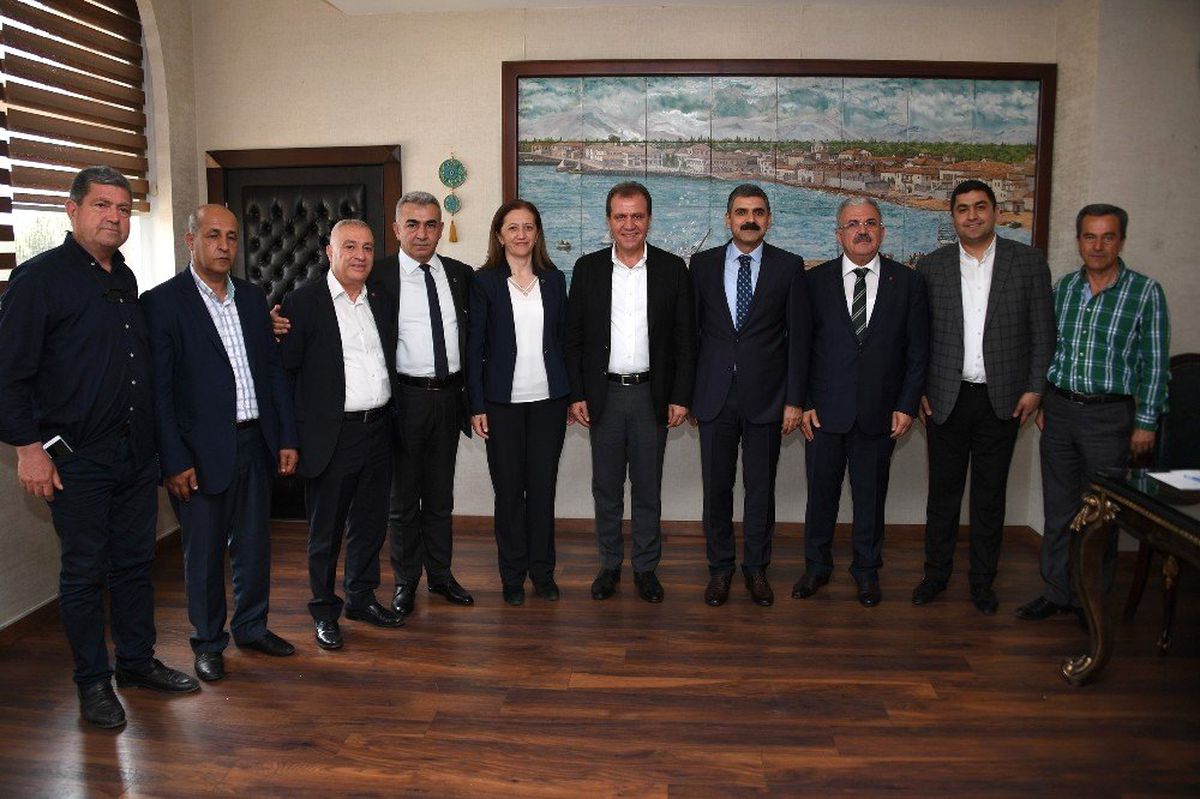 İşçi ve Memur Sendikalarından Başkan Seçer\'e Ziyaret