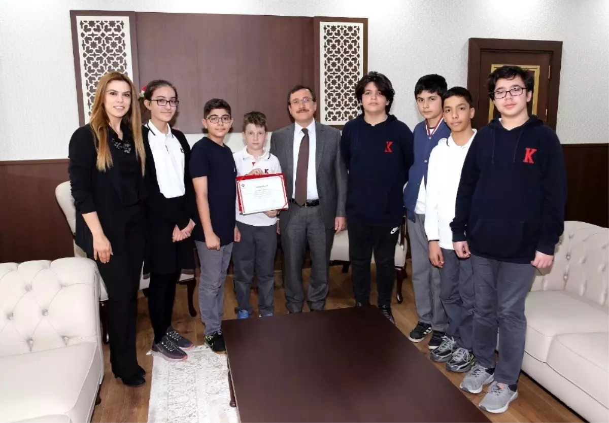 Ted Kolejlilerden Rektör Kızılay\'a Ziyaret