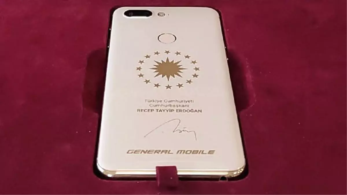 General Mobile, Cumhurbaşkanı Erdoğan\'a Özel Telefon Üretti