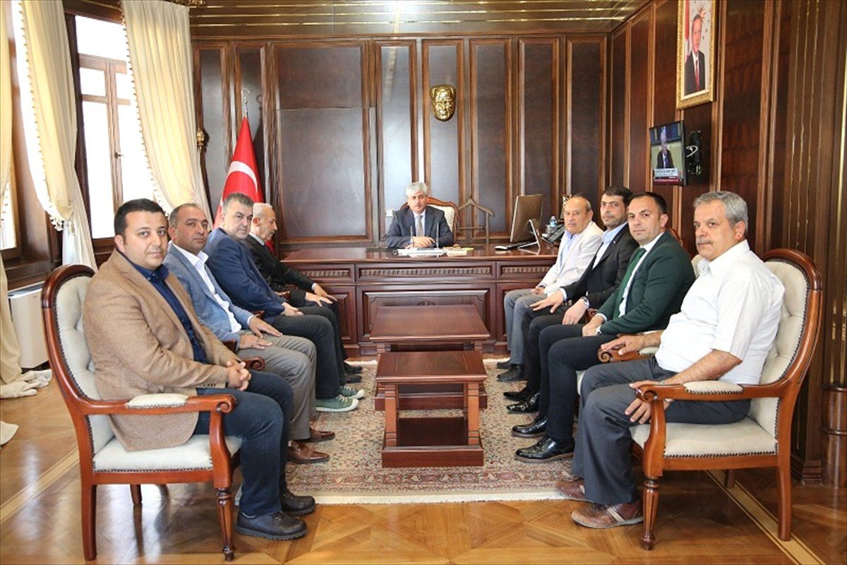 Hatay Valisi Rahmi Doğan\'a Ziyaret