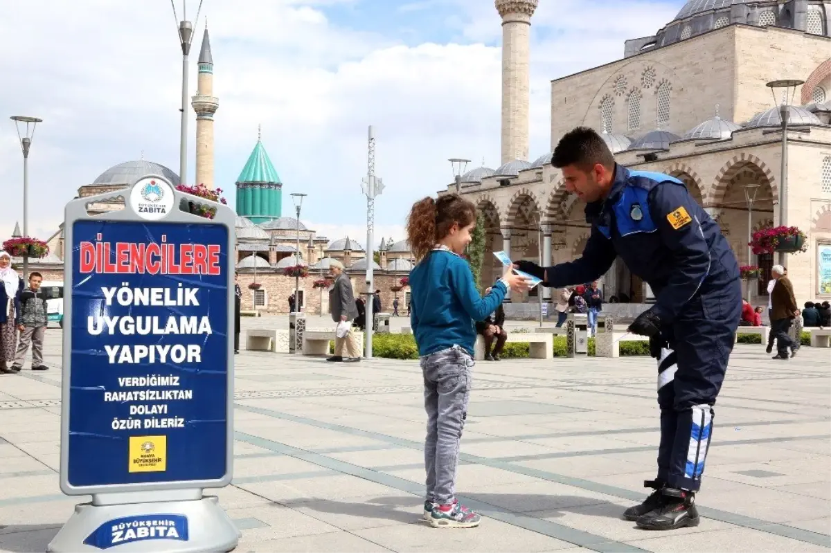 Konya\'da Dilencilik Yapanlara Karşı Denetim Arttırıldı