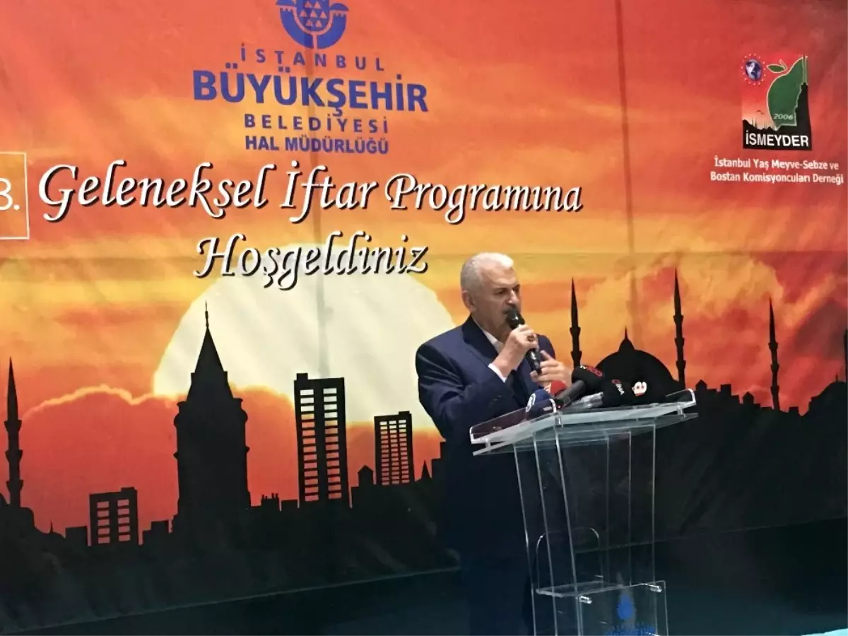 Binali Yıldırım, Halcilerle İftar Yaptı