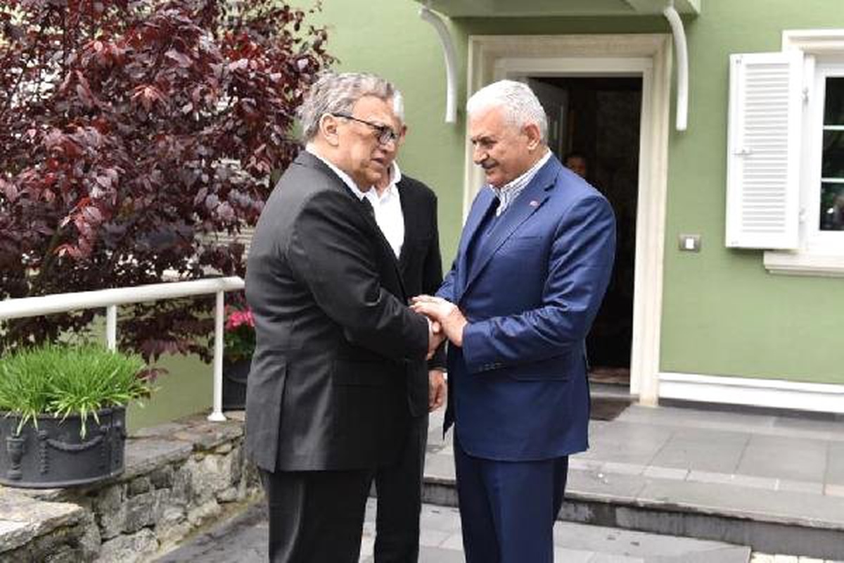 Binali Yıldırım, Mesut Yılmaz\'ı Ziyaret Etti