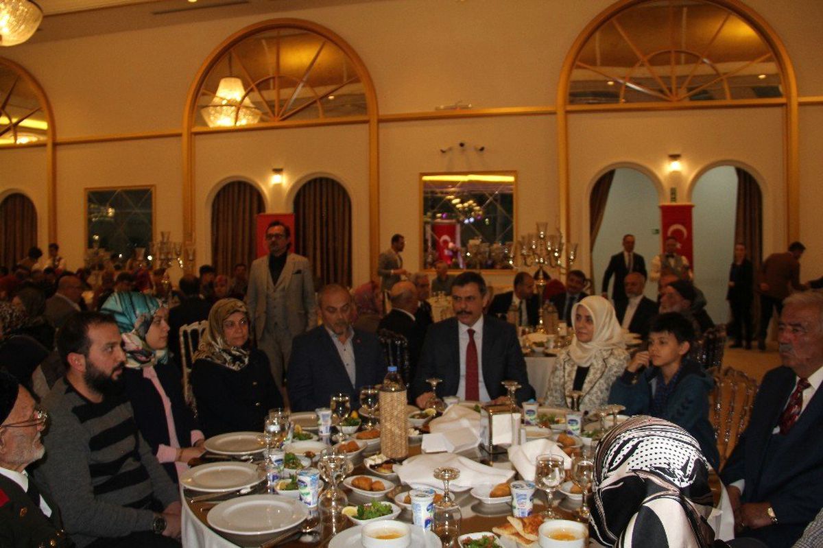 Çorum Valiliğinden Şehit Ailelerine İftar