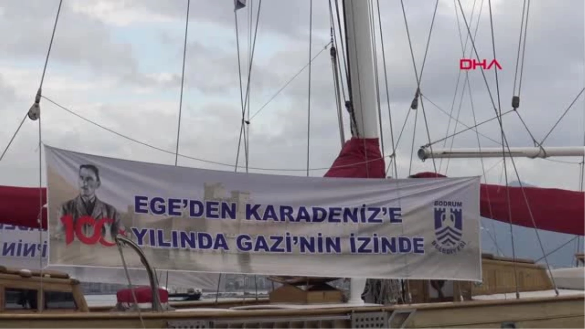 İzmir 19 Mayıs İçin Samsun\'a Yola Çıkan Sts Bodrum Gemisi İzmirliler ile Buluştu