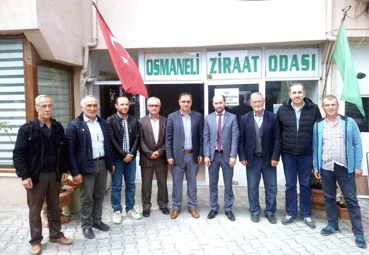 Kaymakam Yavuz\'dan Ziraat Odasına Ziyaret