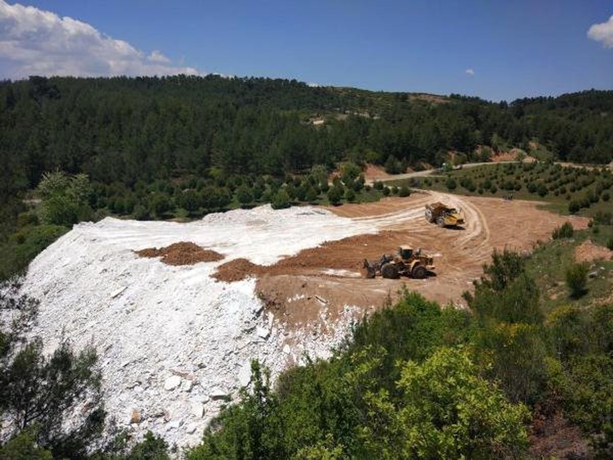 Muğla\'nın Akciğerlerini Mermer Atıklarıyla Kirlettiler