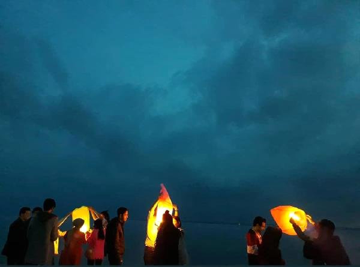 Tuz Gölü\'nde Dilek Feneri Festivali