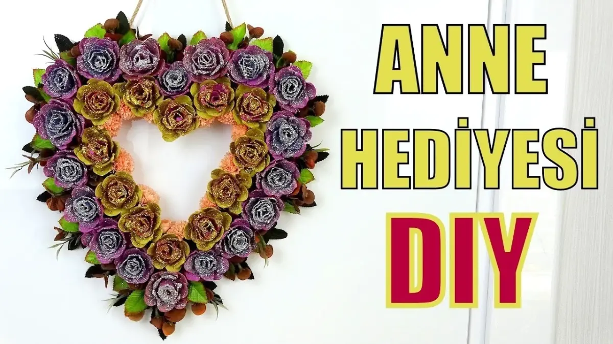 Yumurta Kartonu Deyip Geçmeyin! (Kapı Süsü Yapımı) / Kendin Yap Annemize Hediye / Geri Dönüşüm