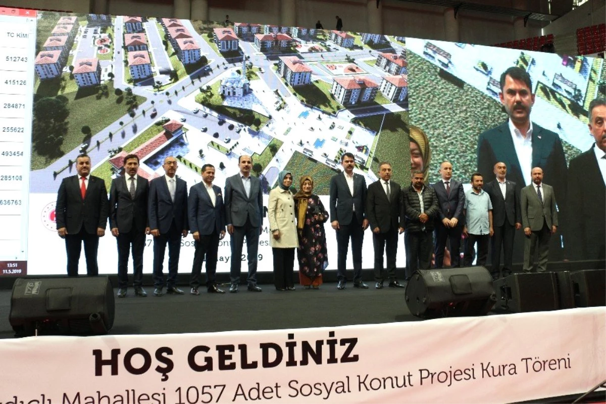Bakan Kurum TOKİ Sosyal Konut Kura Törenine Katıldı