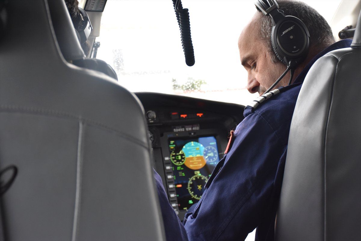 Kural İhlali Yapan Sürücüler Helikopterle Denetlendi