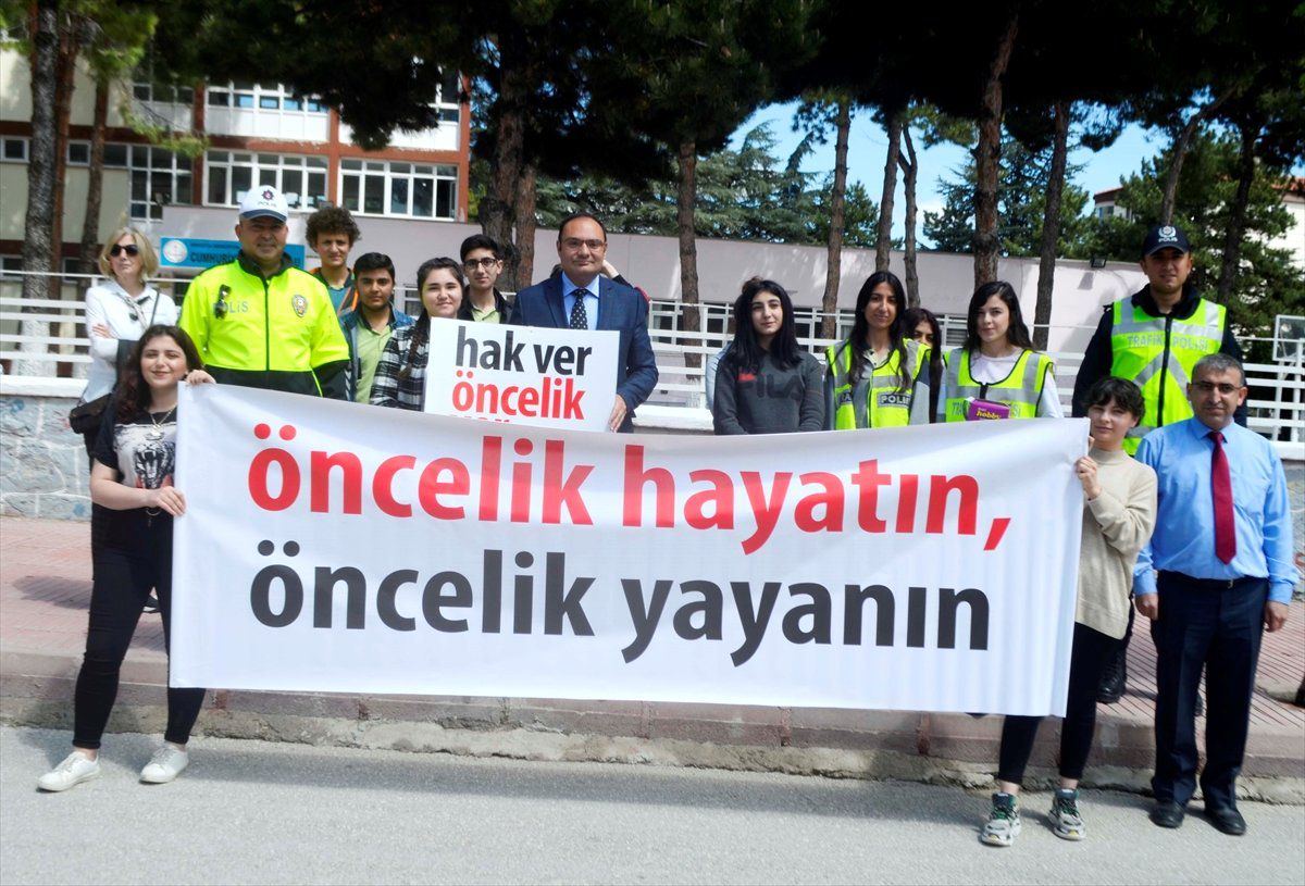 Öncelik Hayatın Öncelik Yayanın" Kampanyası
