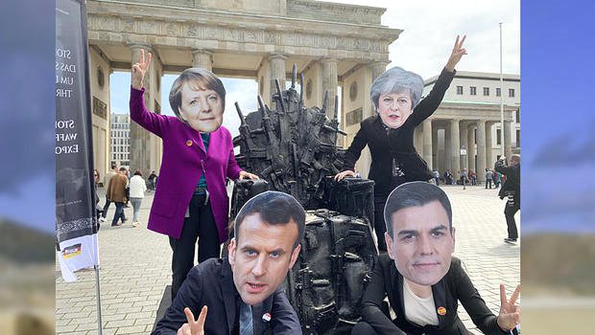 Berlin\'de Protesto: Yemen\'deki Felakette Almanya da Sorumlu