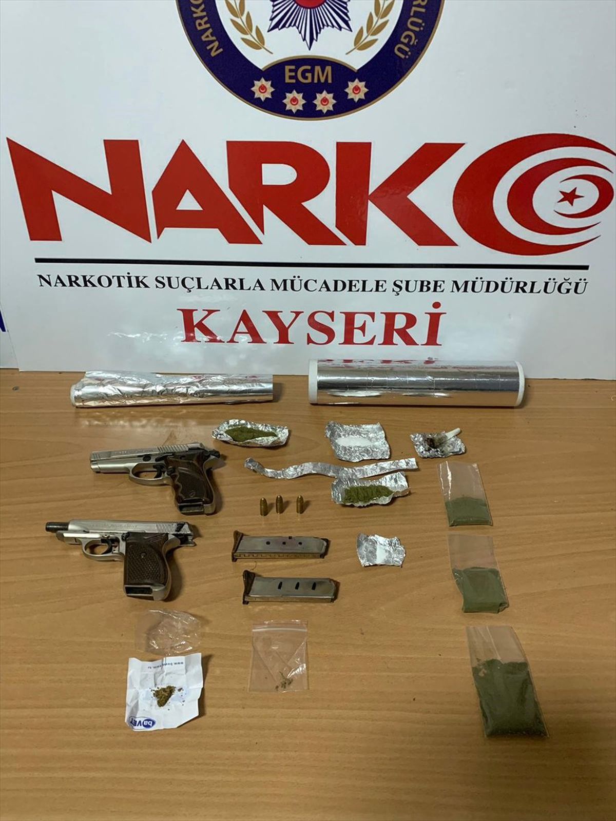 Kayseri\'de Uyuşturucu Operasyonu