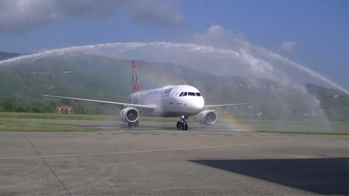 THY Zonguldak\'a İlk Yurt İçi Seferini Gerçekleştirdi