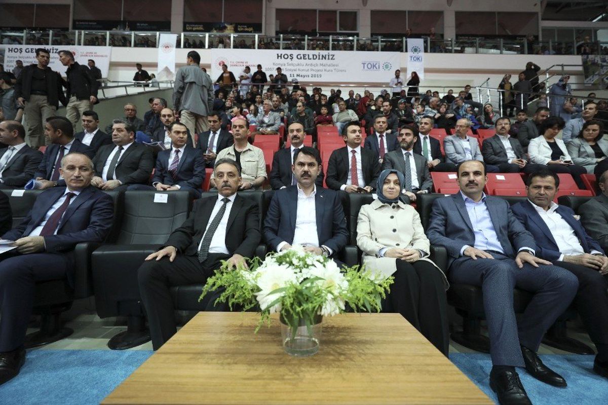 TOKİ\'nin 50 Bin Yeni Konutu İçin Konya\'da Kuralar Çekildi