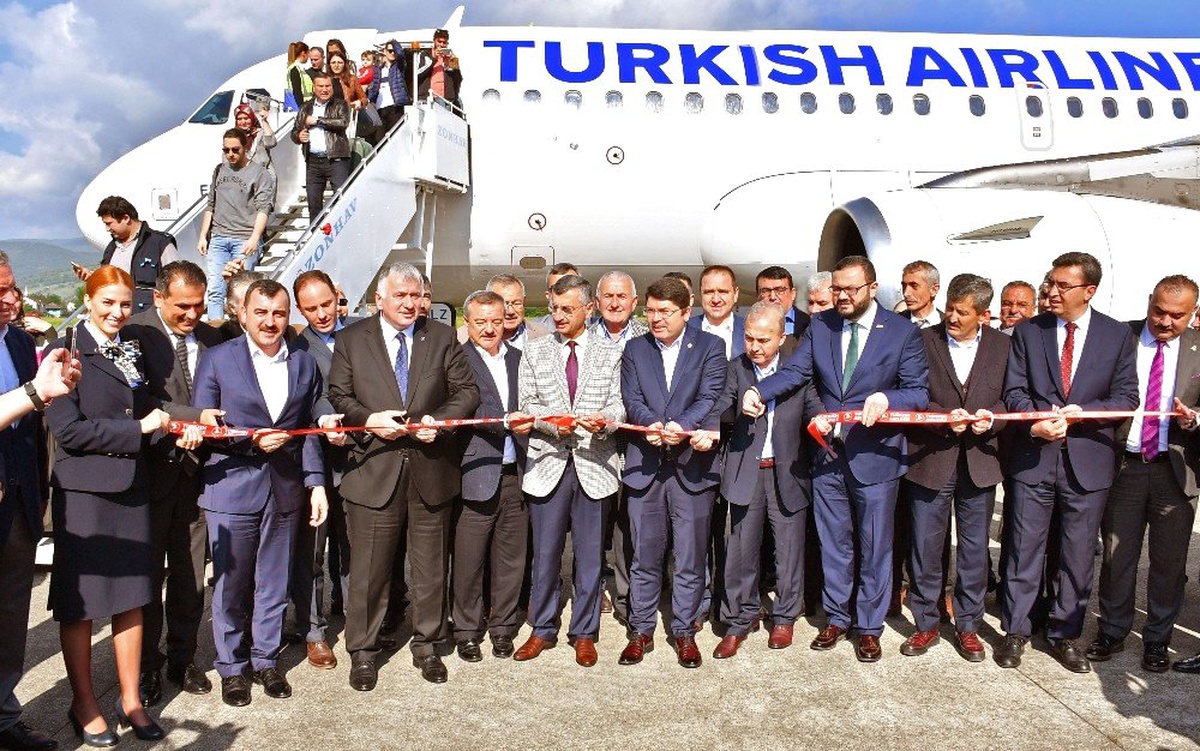 Türk Hava Yolları Zonguldak\'a Tarifeli Sefer Başlattı