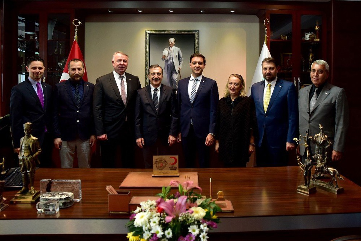 Türk Kızılayı\'ndan Başkan Ataç\'a Ziyaret