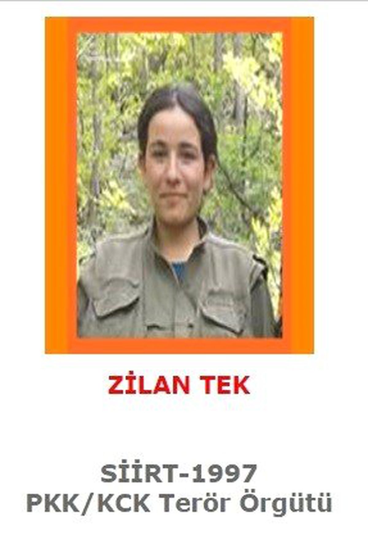 600 Bin TL Ödülle Aranan Kadın Terörist Ölü Ele Geçirildi