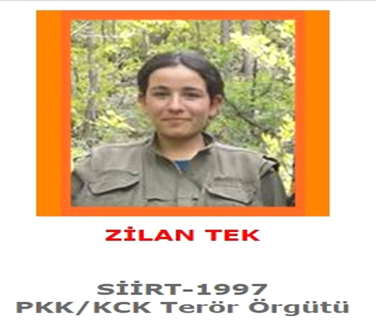 600 Bin TL Ödülle Aranan Kadın Terörist Ölü Ele Geçirildi
