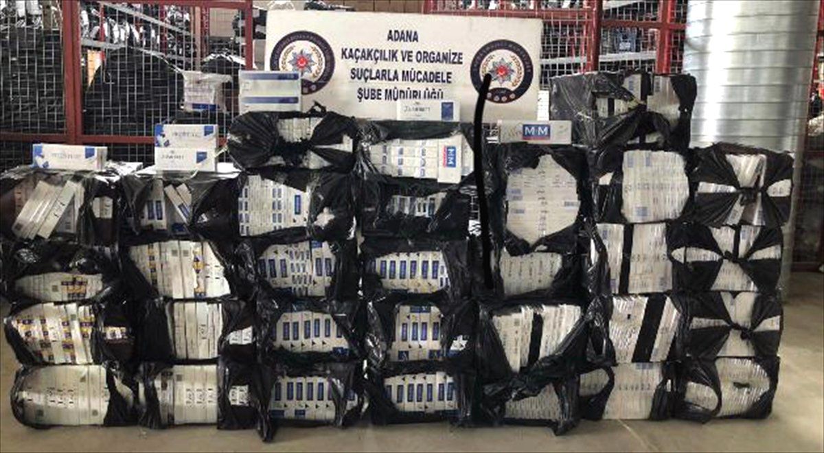 Adana\'da Kaçak Sigara Operasyonu