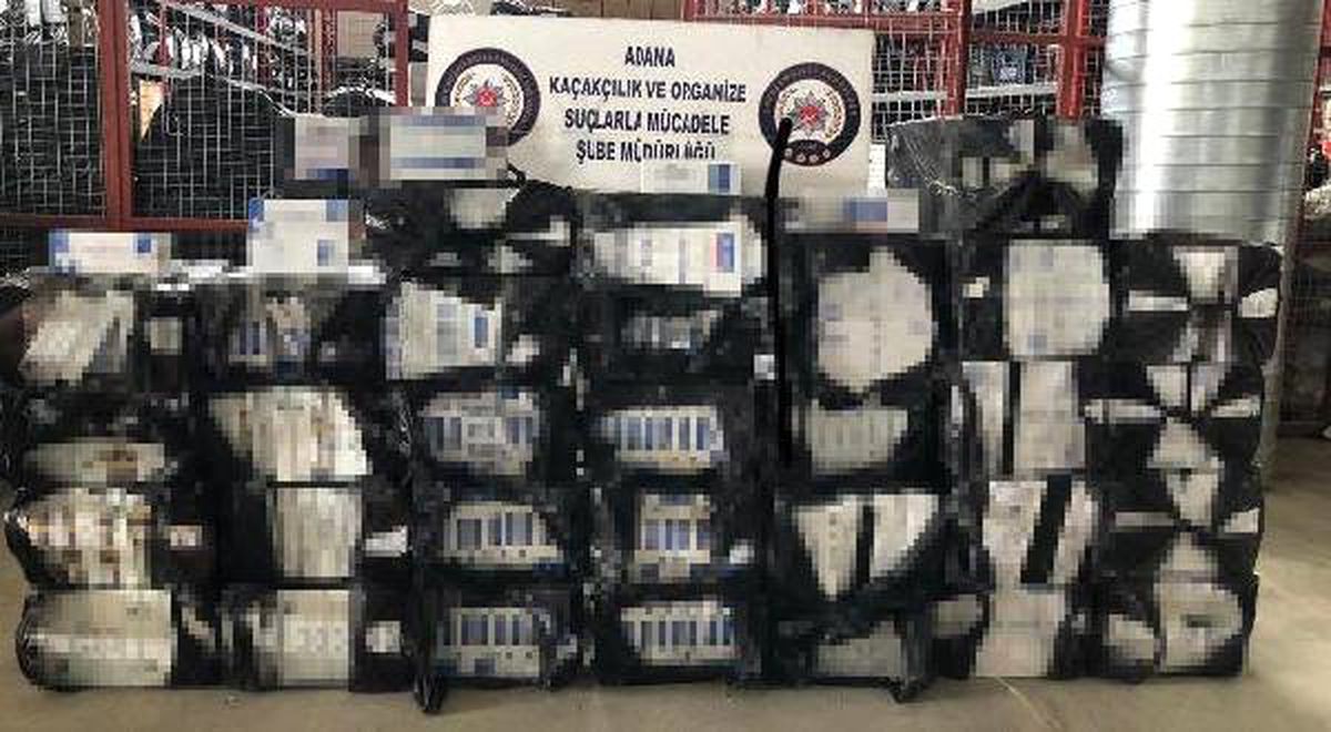 Adana\'da Kaçak Sigara Operasyonu