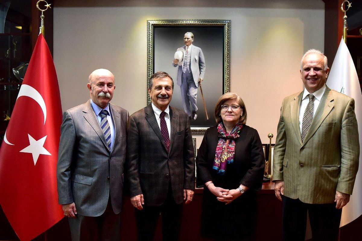 Başkan Ataç, Rektör Döğeroğlu\'nu Ağırladı