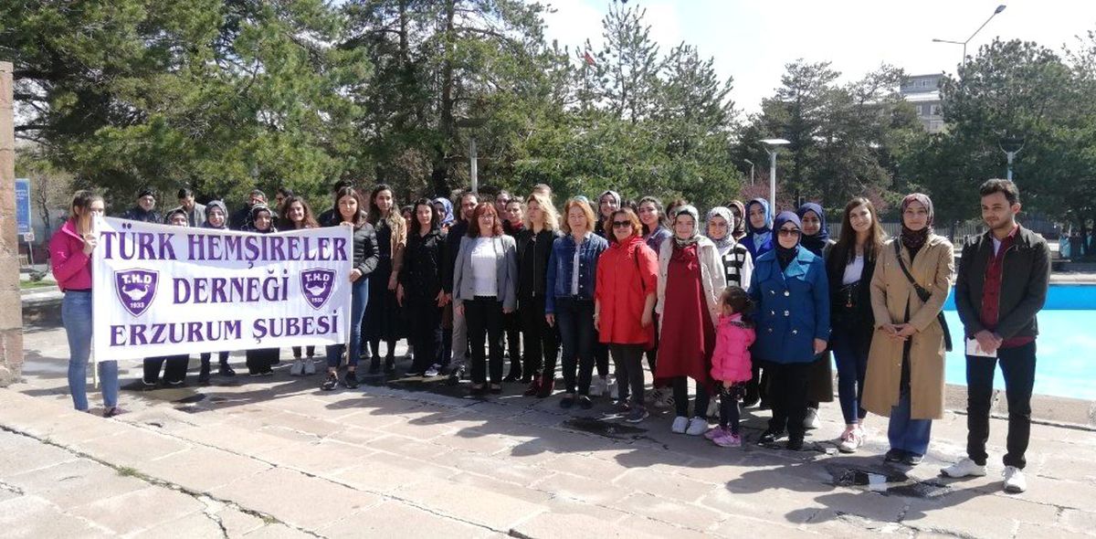 Erzurum\'da Hemşireler Günü Kutlaması