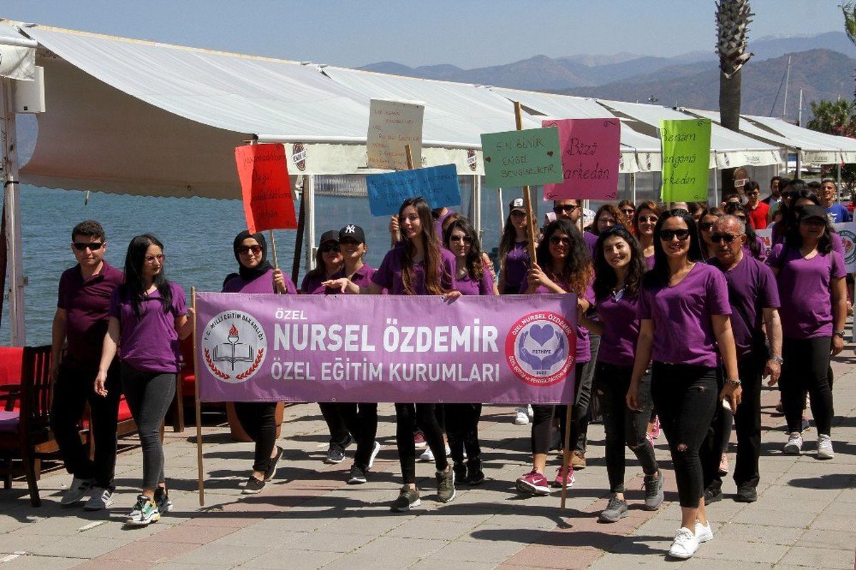 Fethiyeli Engellilerden Anlamlı Yürüyüş