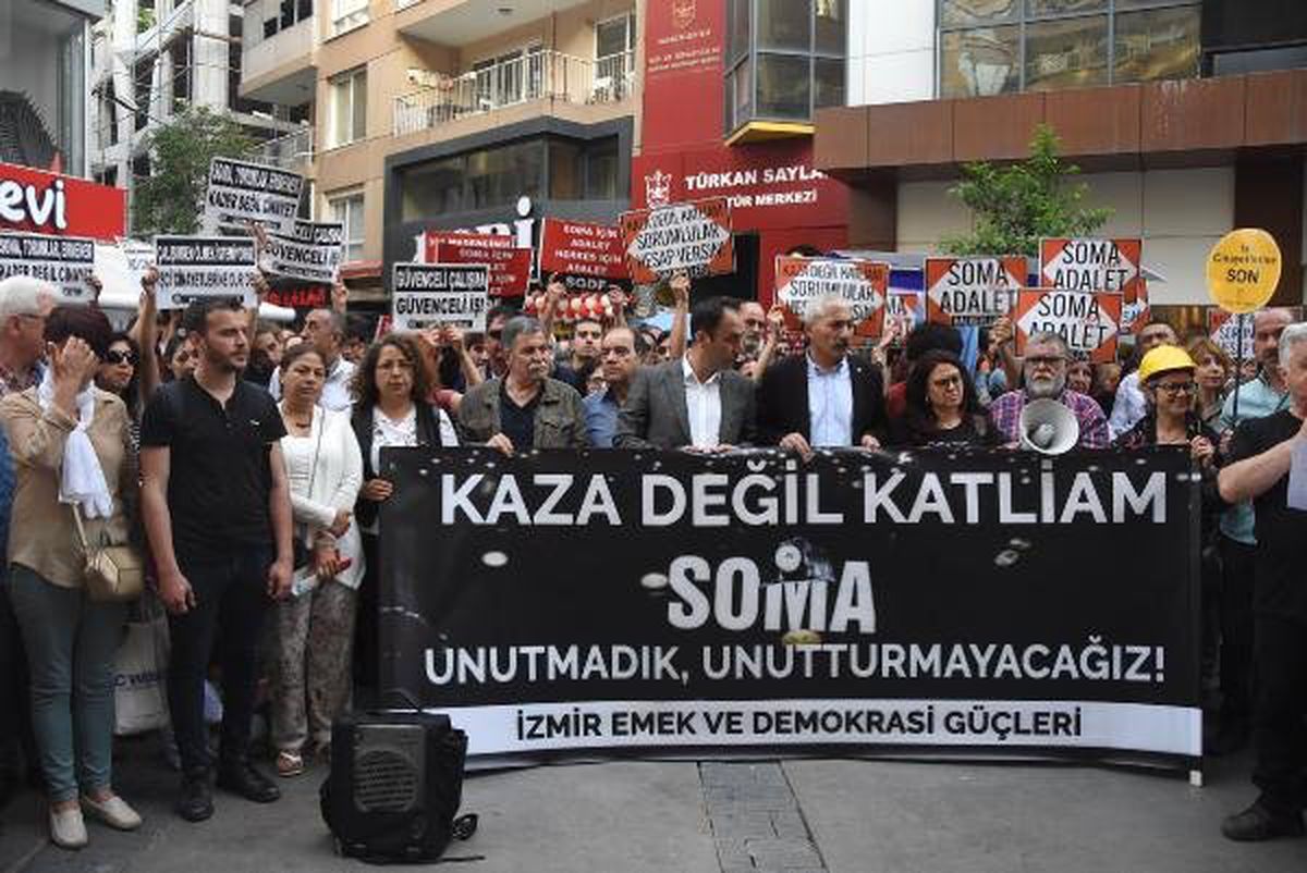 İzmir\'de, Soma Eylemi
