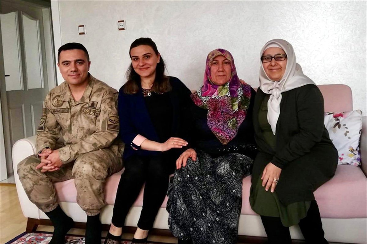 Jandarmadan Şehit Ailelerine Ziyaret