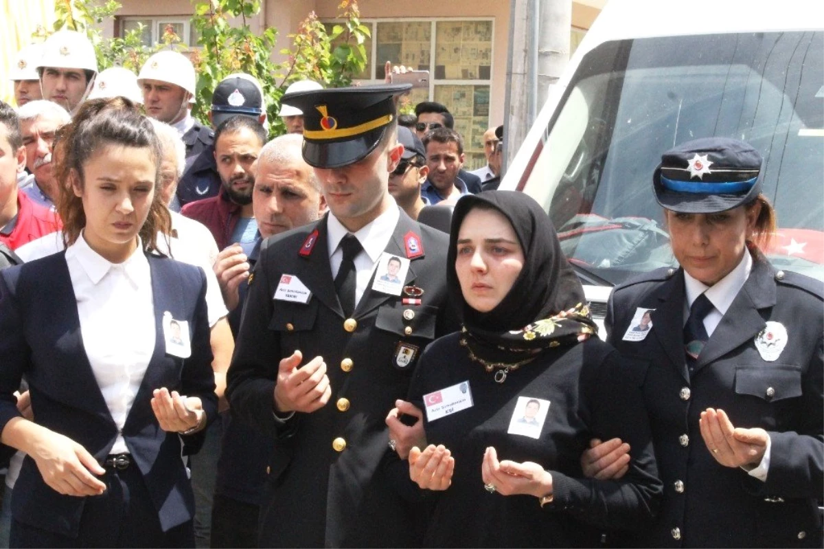 Şehit Polis Memuru Fatih Şevket Ersin İçin Gözü Yaşlı Son Görev