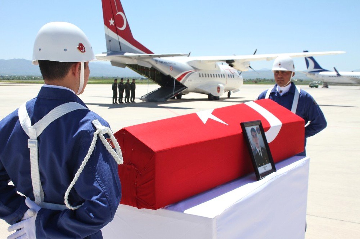 Şehit Uzman Çavuşun Naaşı Memleketine Uğurlandı