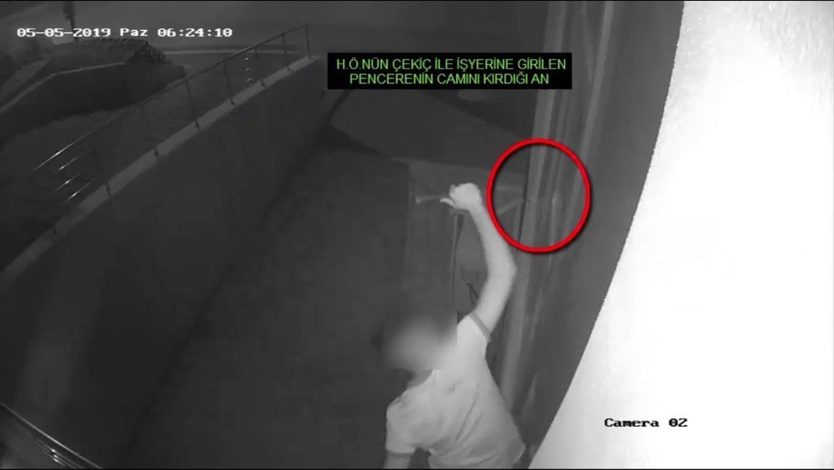 Televizyon Hırsızları Güvenlik Kamerasına Yakalandı