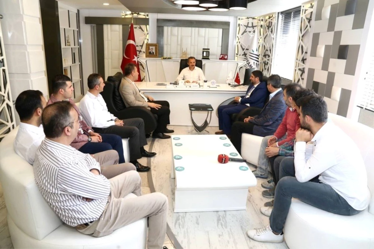 Agad Başkanı Aslan, Başkan Kılınç ile Bir Araya Geldi