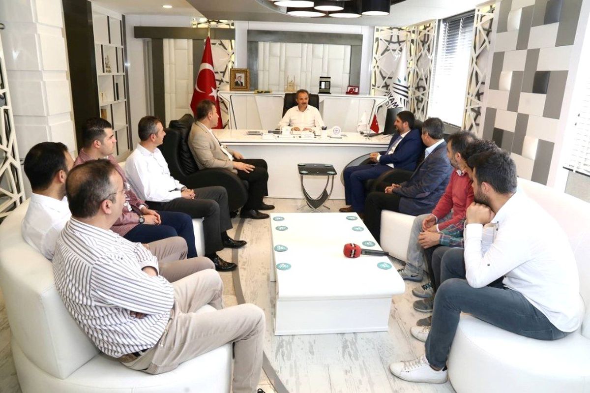 Agad Başkanı Aslan, Başkan Kılınç ile Bir Araya Geldi