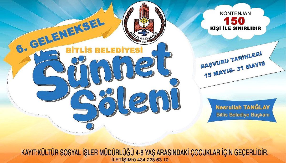 Bitlis Belediyesinde Toplu Sünnet Hazırlığı