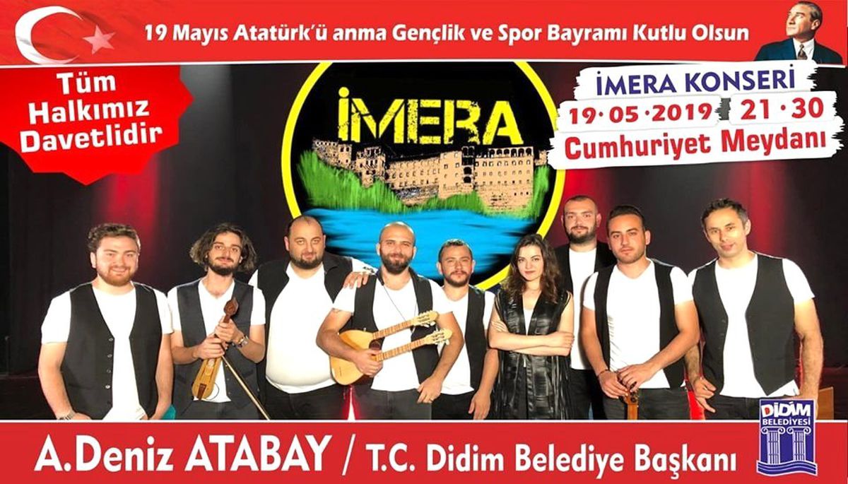Didimliler 19 Mayıs Coşkusunu Grup İmera ile Yaşayacak