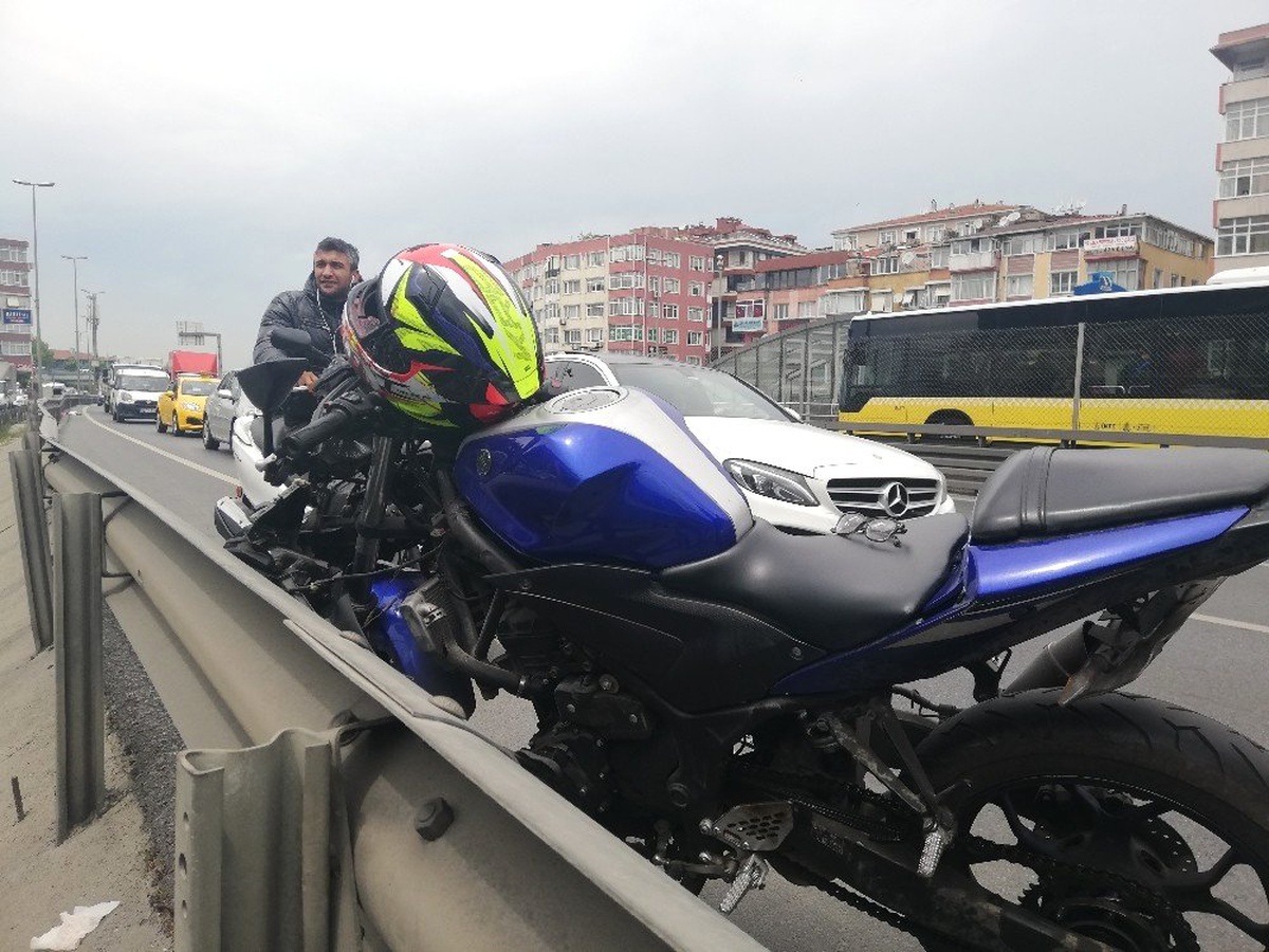 E-5 Feci Motosiklet Kazası Kamerada: 1 Ölü