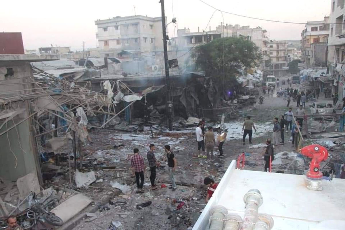 Esad Rejimi İftar Öncesi Pazar Yerini Bombaladı: 5 Ölü, 20 Yaralı