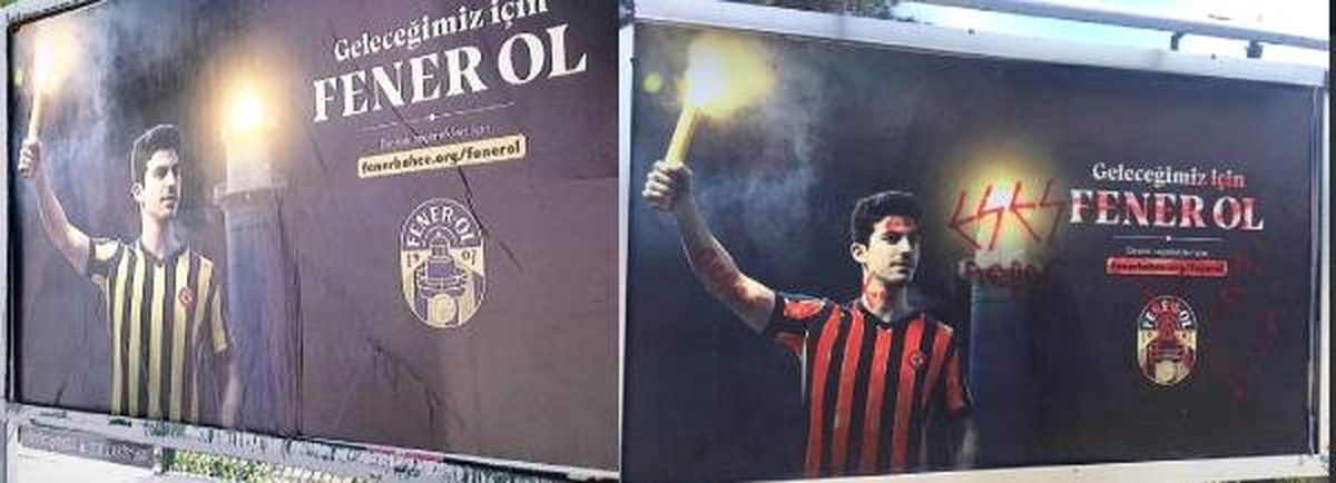 Eskişehir\'de \'Fener Ol\' Afişleri Kaldırıldı