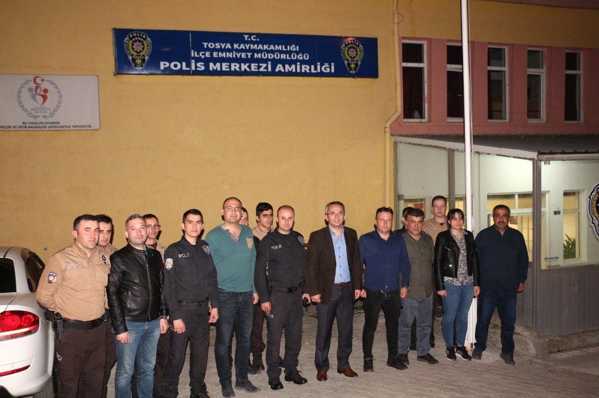 Kaymakam Pişkin, Sahurda Emniyet Personeliyle Bir Araya Geldi