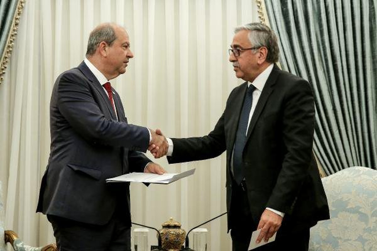 KKTC Cumhurbaşkanı Akıncı, Hükümet Kurma Görevini Ersin Tatar\'a Verdi (2)