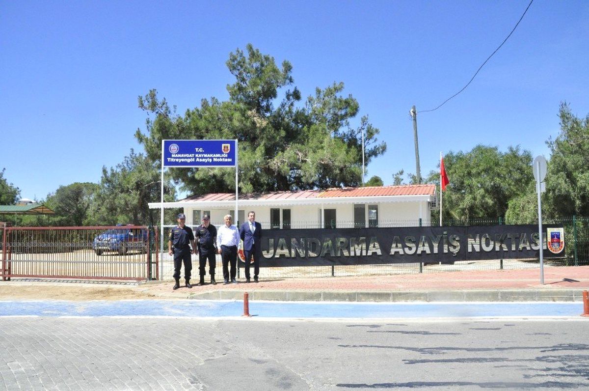 Manavgat Titreyengöl\'e Jandarma Asayiş Noktası